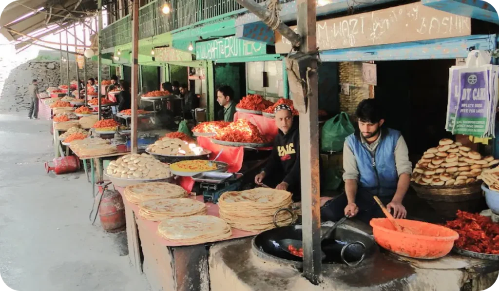 Gulmarg Kashmir Market Food