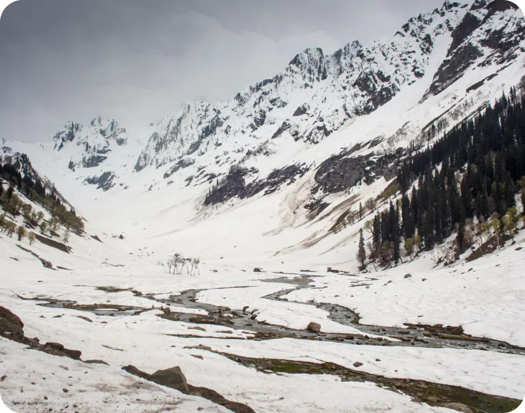 Thajwas Frozen Glacier